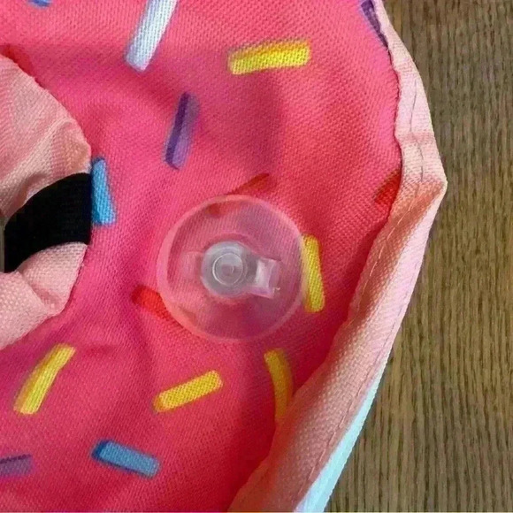 🌈 6/$60 Donut With Sprinkles Inflatable Dog Collar Cone Collar Alternative Pink - Picture 2 of 7